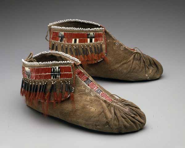 red indian moccasins